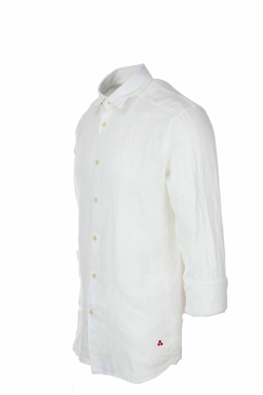 Abbigliamento Peuterey | Camicia In Lino Manica Lunga - Peuterey - Prestigemodauomo