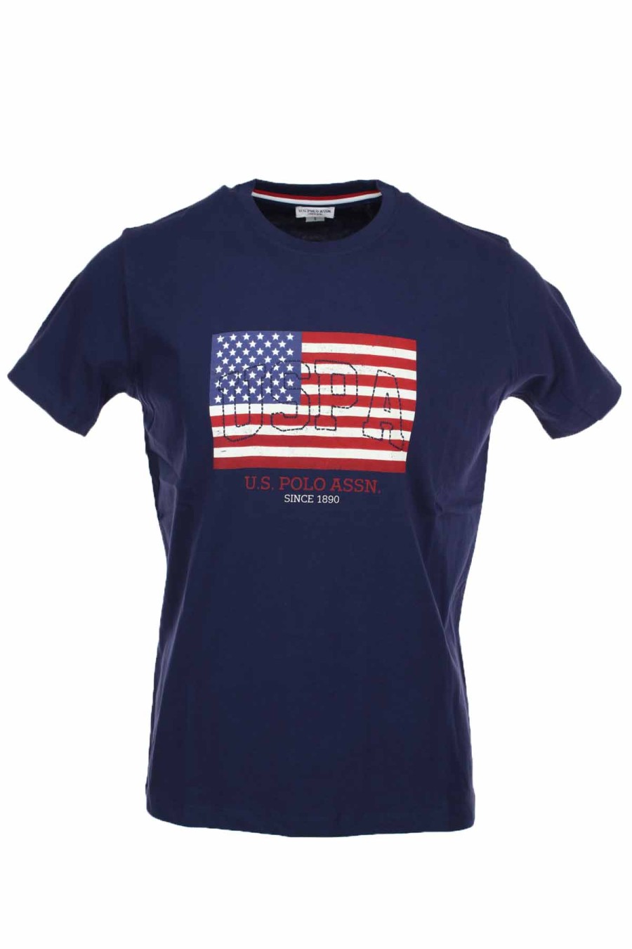 Abbigliamento US Polo Assn | T-Shirt Mezza Manica Stampa Bandiera - Us Polo Assn - Prestigemodauomo