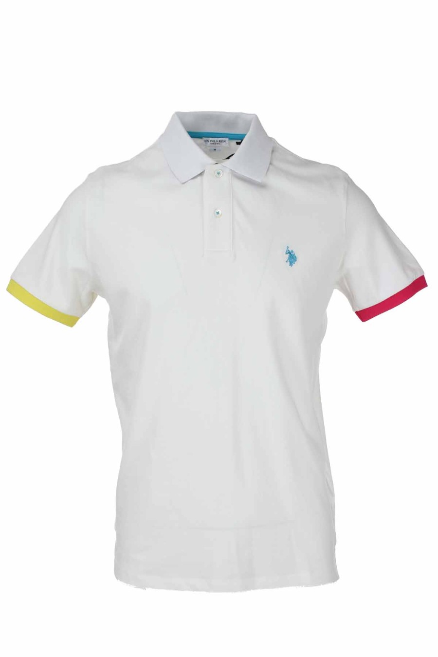 Abbigliamento US Polo Assn | Polo Mezza Manica Profili Multicolor - Us Polo Assn - Prestigemodauomo