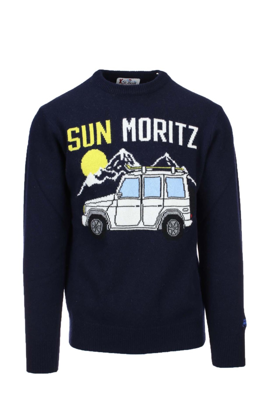 Abbigliamento Saint Barth MC2 | Maglia Pullover Girocollo In Lana Saint Barth Sun Moritz - Saint Barth Mc2 - Prestigemodauomo