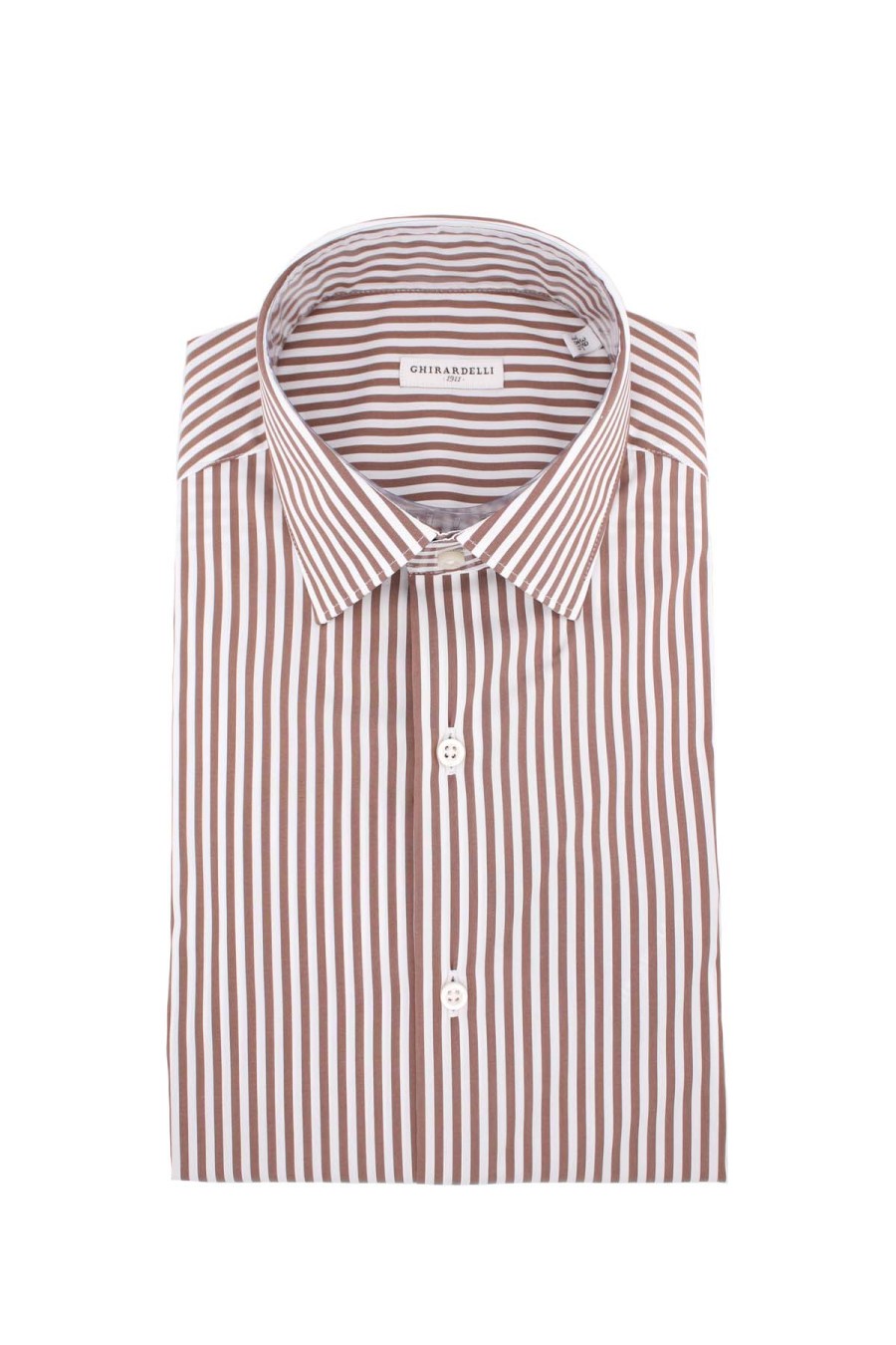 Abbigliamento GHIRARDELLI | Camicia In Cotone A Righe - Ghirardelli - Prestigemodauomo