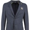 Abbigliamento Manuel Ritz | Giacca Blazer Lana Microperato - Manuel Ritz - Prestigemodauomo