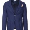 Abbigliamento Manuel Ritz | Giacca Blazer Sfoderata Microperato - Manuel Ritz - Prestigemodauomo