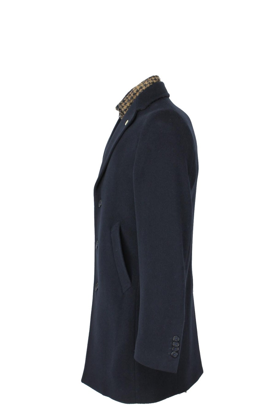 Abbigliamento Manuel Ritz | Cappotto Lana 3/4 Con Pettorina Staccabile - Manuel Ritz - Prestigemodauomo