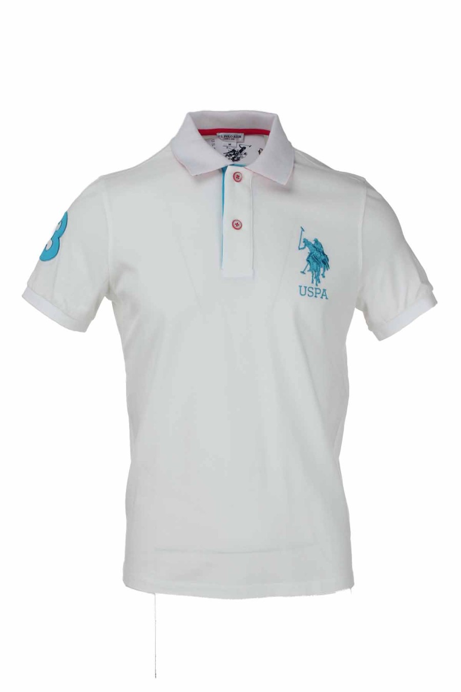 Abbigliamento US Polo Assn | Polo Mezza Manica Piquet Maxilogo - Us Polo Assn - Prestigemodauomo