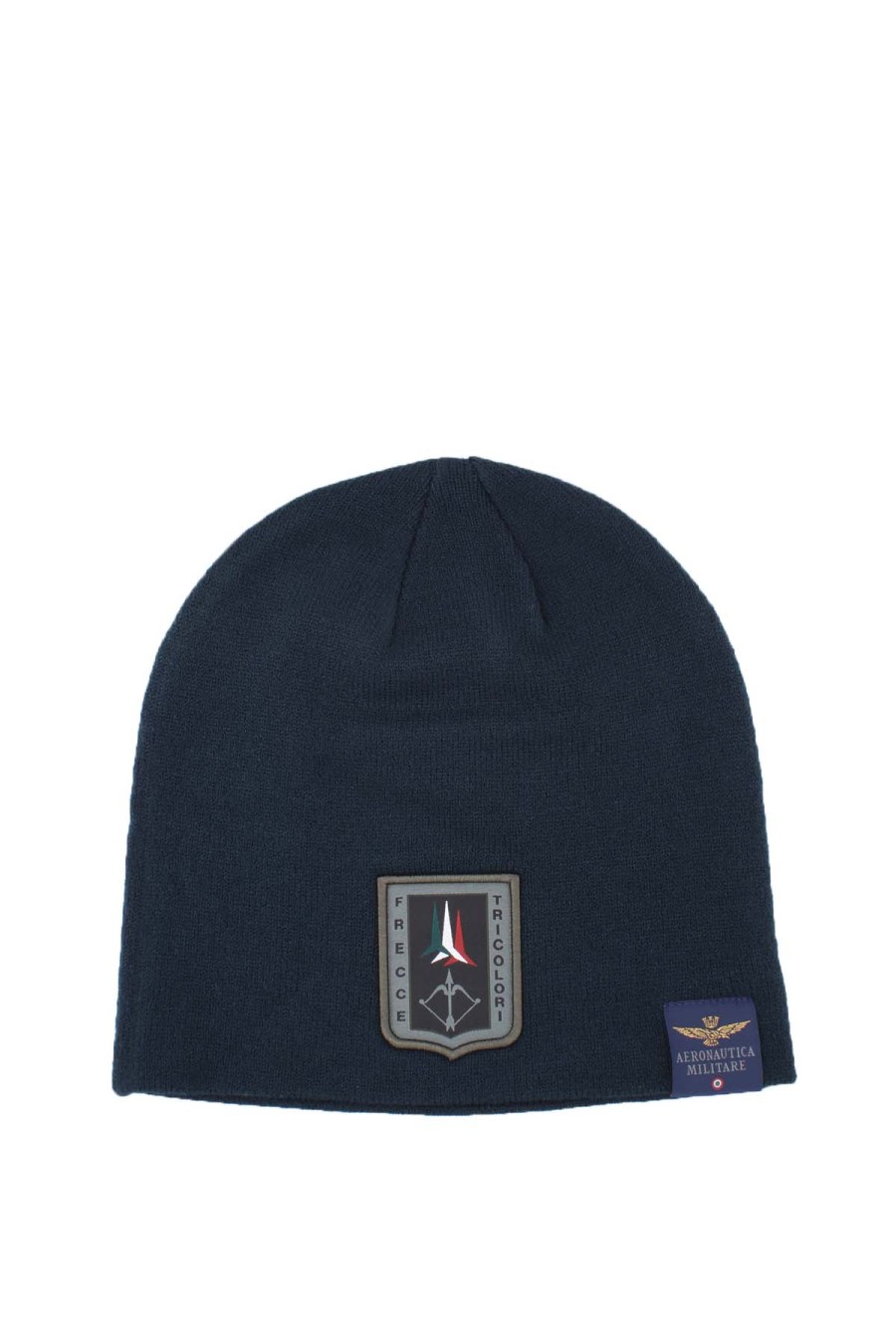 Accessori Aeronautica Militare | Cappellino Cuffia In Lana Con Patch - Aeronautica Militare - Prestigemodauomo