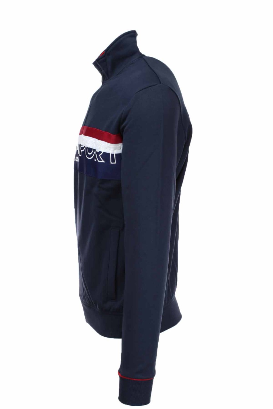 Abbigliamento US Polo Assn | Felpa Cardigan Zip Fascia Logata - Us Polo Assn - Prestigemodauomo