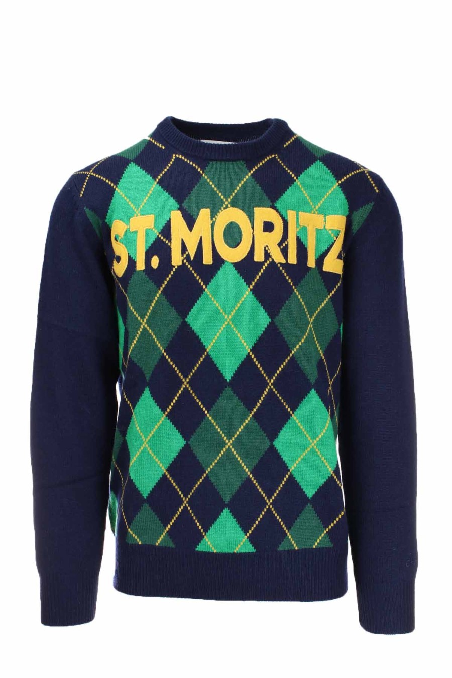 Abbigliamento Saint Barth MC2 | Maglia Girocollo Rombi St. Moritz - Saint Barth Mc2 - Prestigemodauomo