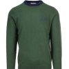 Abbigliamento SUN68 | Pullover Girocollo Unito Collo In Contrasto - Sun68 - Prestigemodauomo