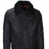 Abbigliamento BLAUER | Giubbotto Bomber In Pelle Martellata - Blauer - Prestigemodauomo