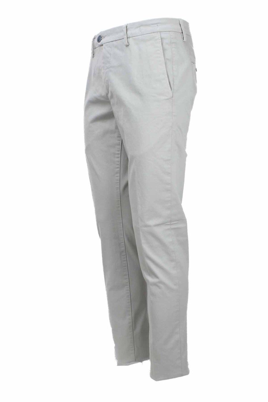 Abbigliamento Teleriazed | Pantalone Chino In Raso Di Cotone Stretch - Teleriazed - Prestigemodauomo