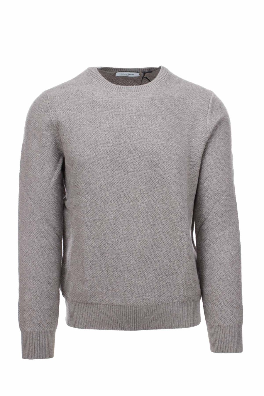 Abbigliamento Gran Sasso | Pullover Girocollo In Lana Merinos - Gran Sasso - Prestigemodauomo